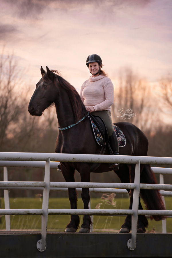Annelies Touw neckrope rijden
