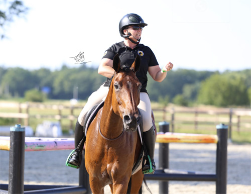 Bianca Schoenmakers neckrope rijden springen