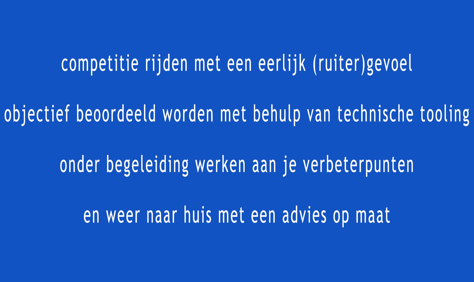 Competition Clinics nieuwe kijk op wedstrijd rijden